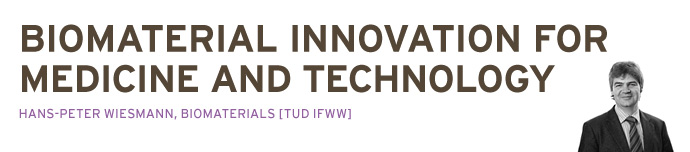 Biomaterial innovation for medicine and technology, Hans-Peter Wiesmann, biomaterials (TUD IFWW)